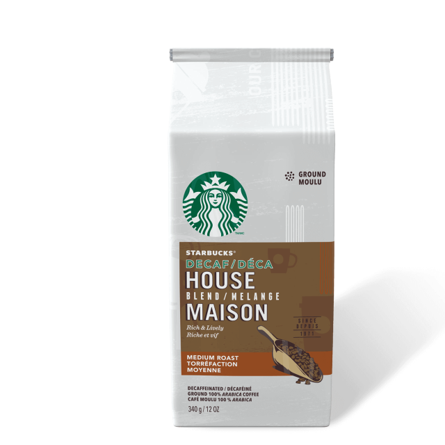 Starbucks decaf house blend store